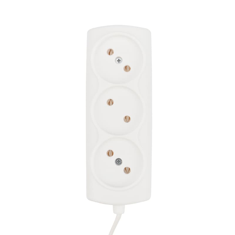 Удлинитель PROconnect STANDARD 3 гнезда, 7 м, 2х0.75 мм, б/з, белый