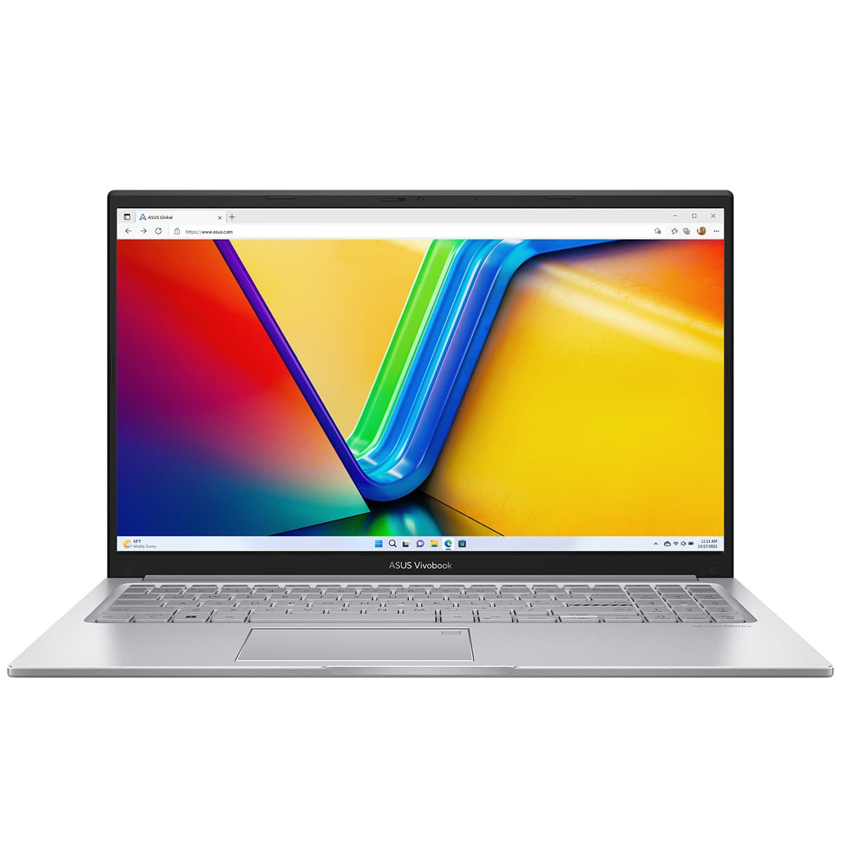 Ноутбук Vivobook 15 X1504VA-BQ1076 Intel Core i7-1355U 15.6'',  IPS ,  FHD,  60Hz,  512Gb,  16Gb, int,  NoOS,  Silver