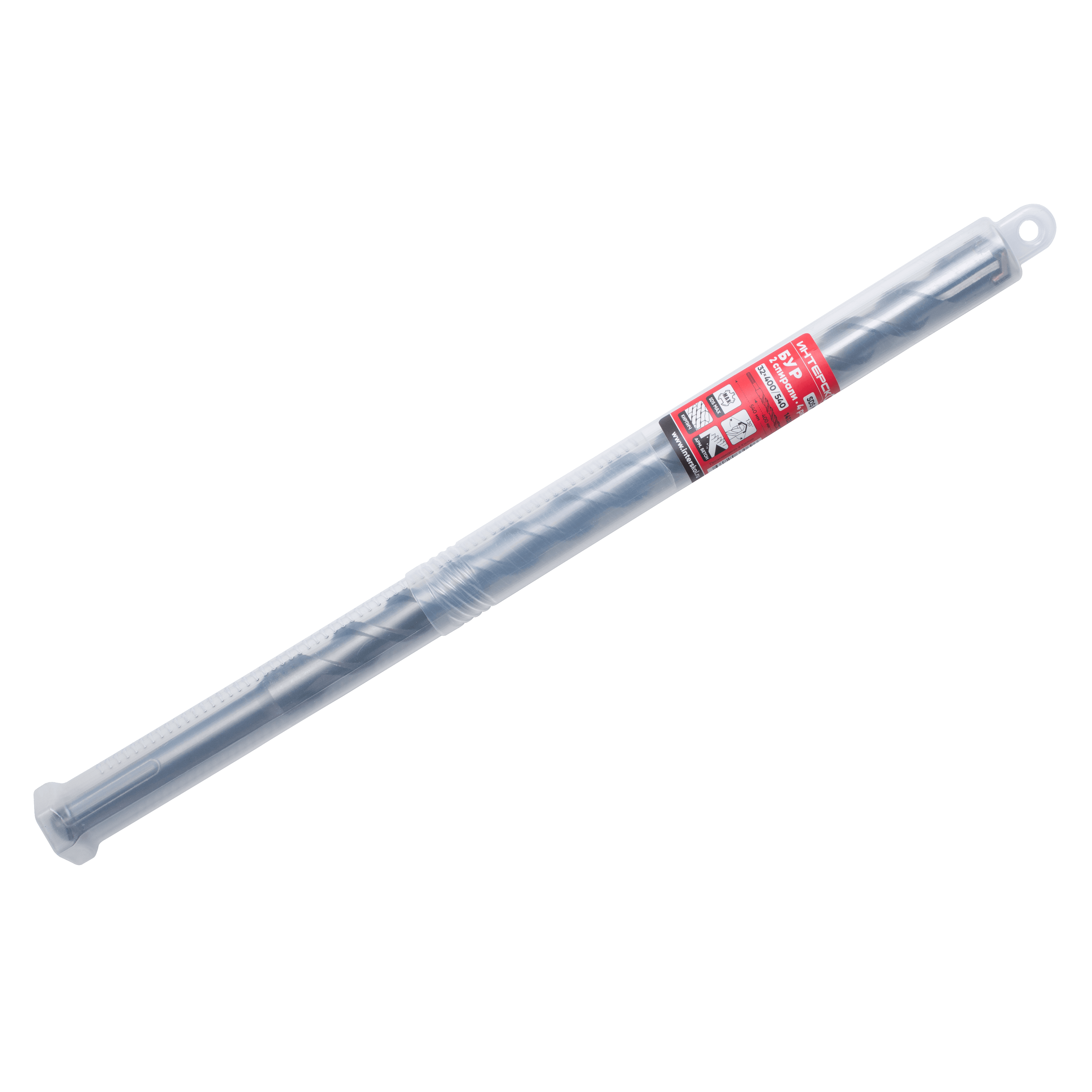 Бур SDS-Max (2 спирали, 4 резца)  32х400/540