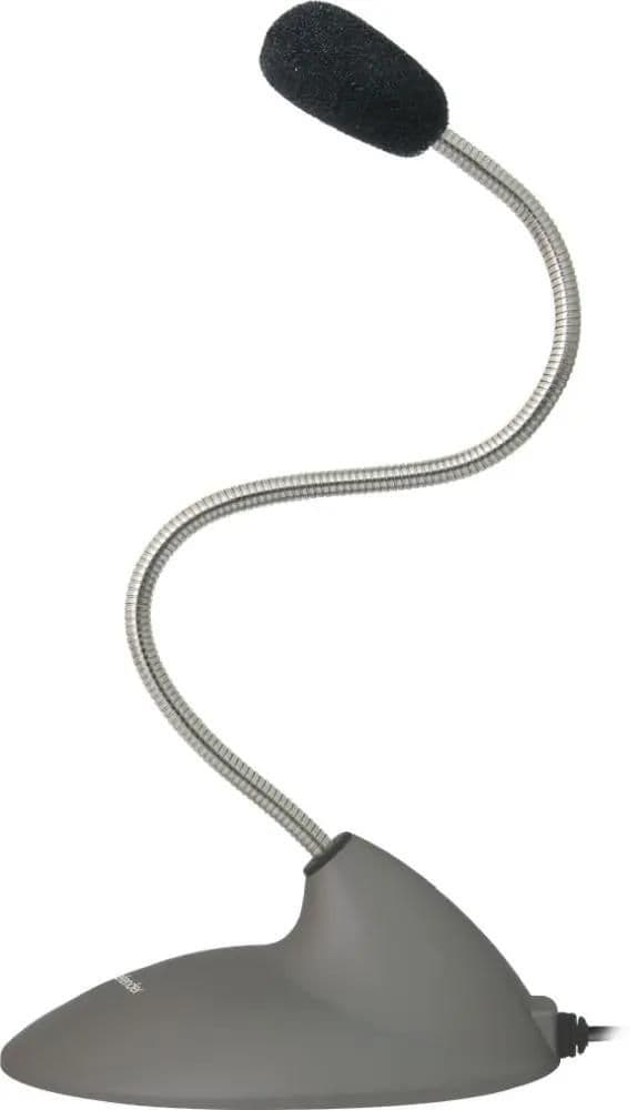 Микрофон компьютерный MIC-111 кабель 1.5 м, серый