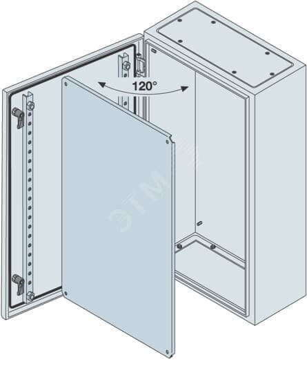 Щит с монтажной панелью ЩМП 600х400х200 SR2 IP65