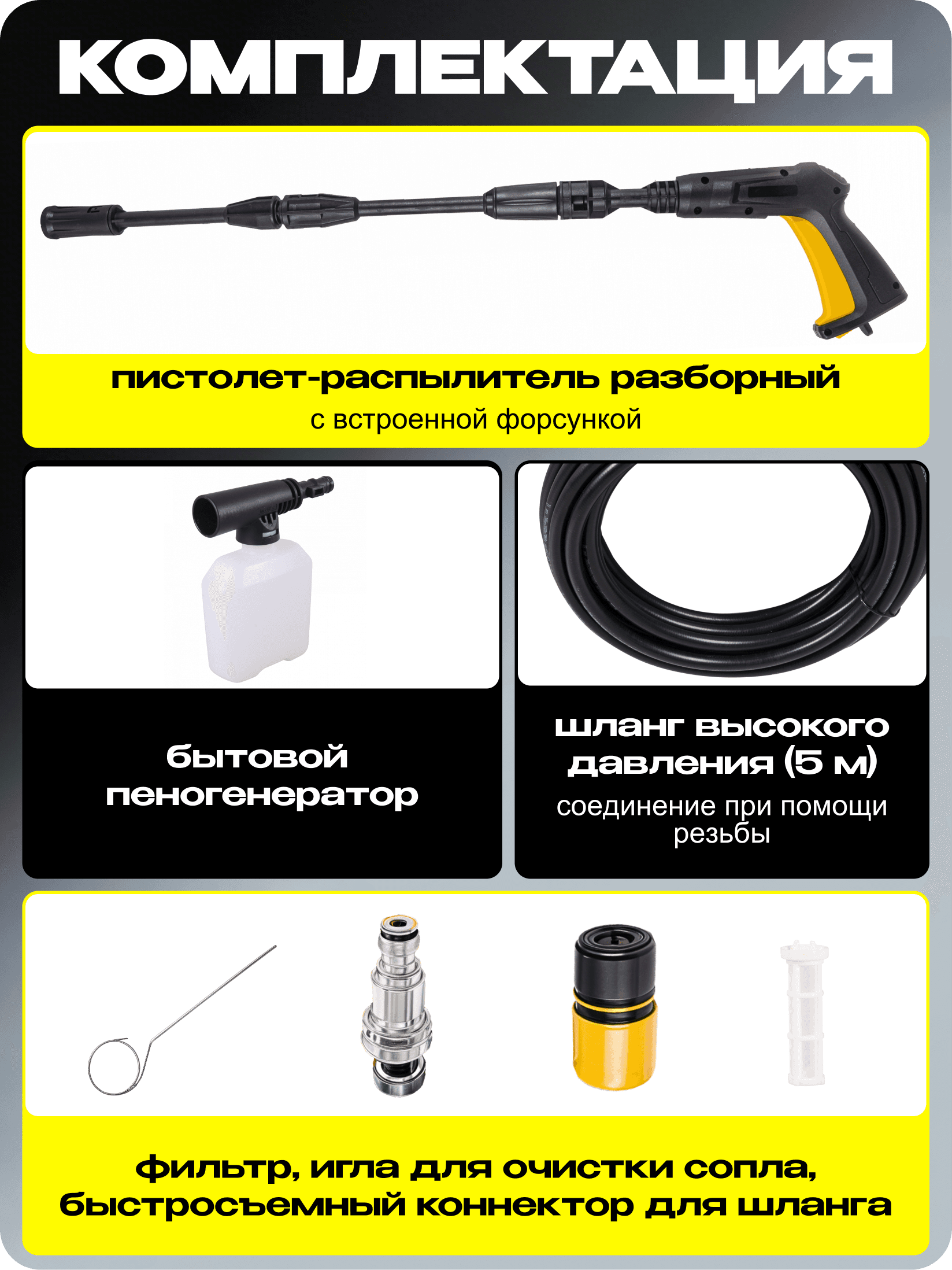 Мойка высокого давления W105-GS