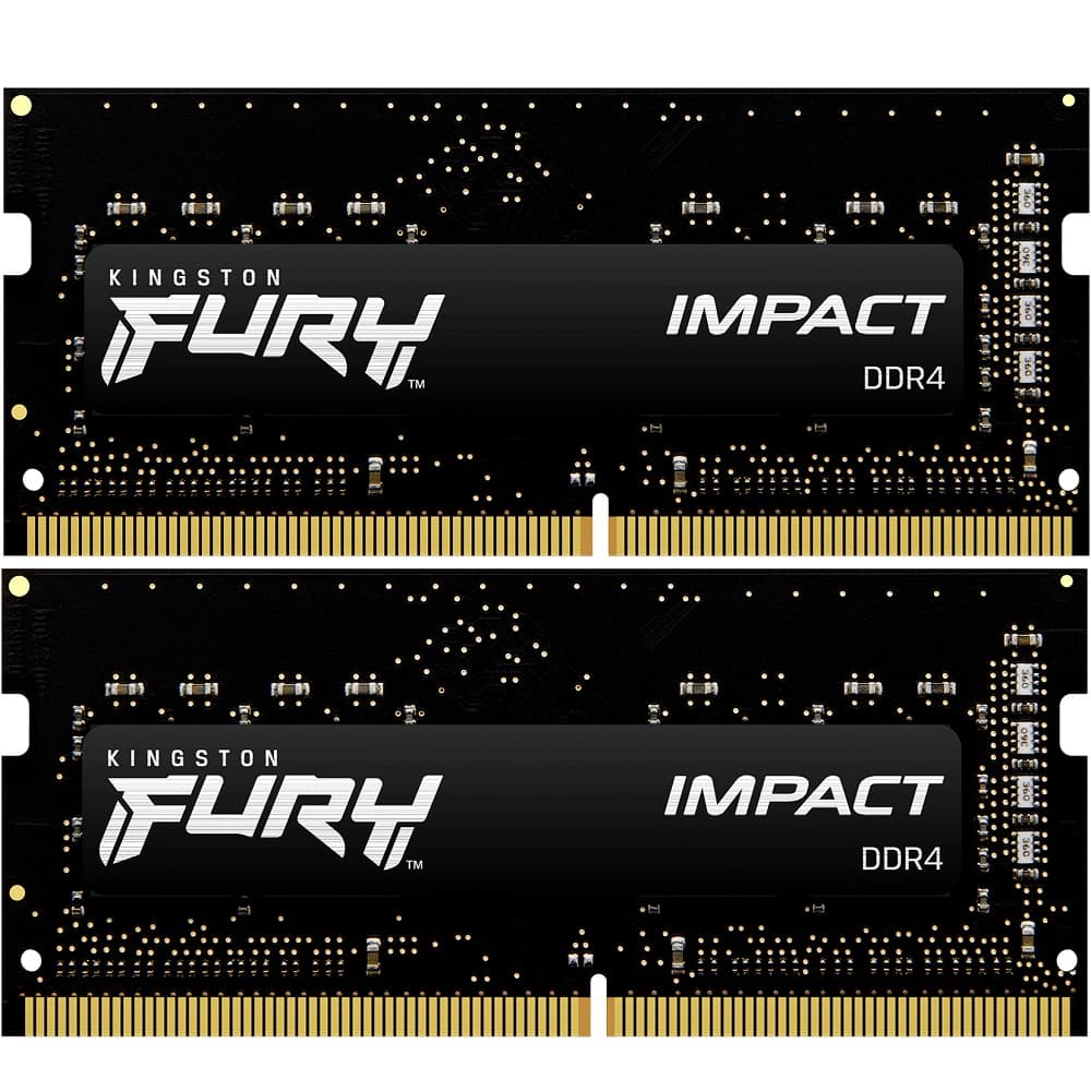 Модуль памяти 16 ГБ FURY Impact Gaming (2x8 ГБ), SO-DIMM DDR4, 3200 МГц, 25600 Мб/с
