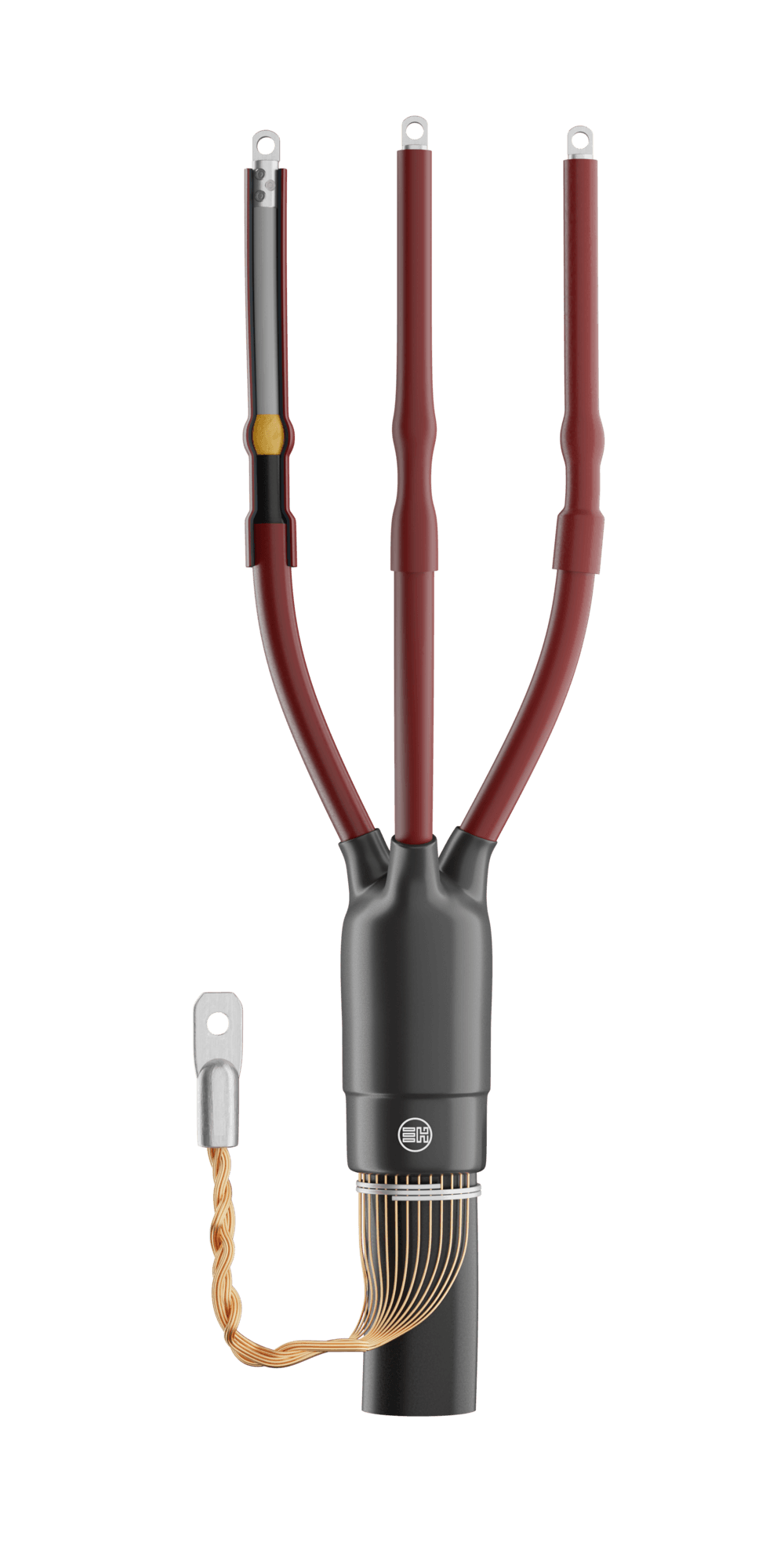Муфта концевая HT2Pi-12/3x150-240 (3ПКВтпБ-10-150-240-БН) СПЭ изол., внутр. уст.,с броней,без нак., ППД