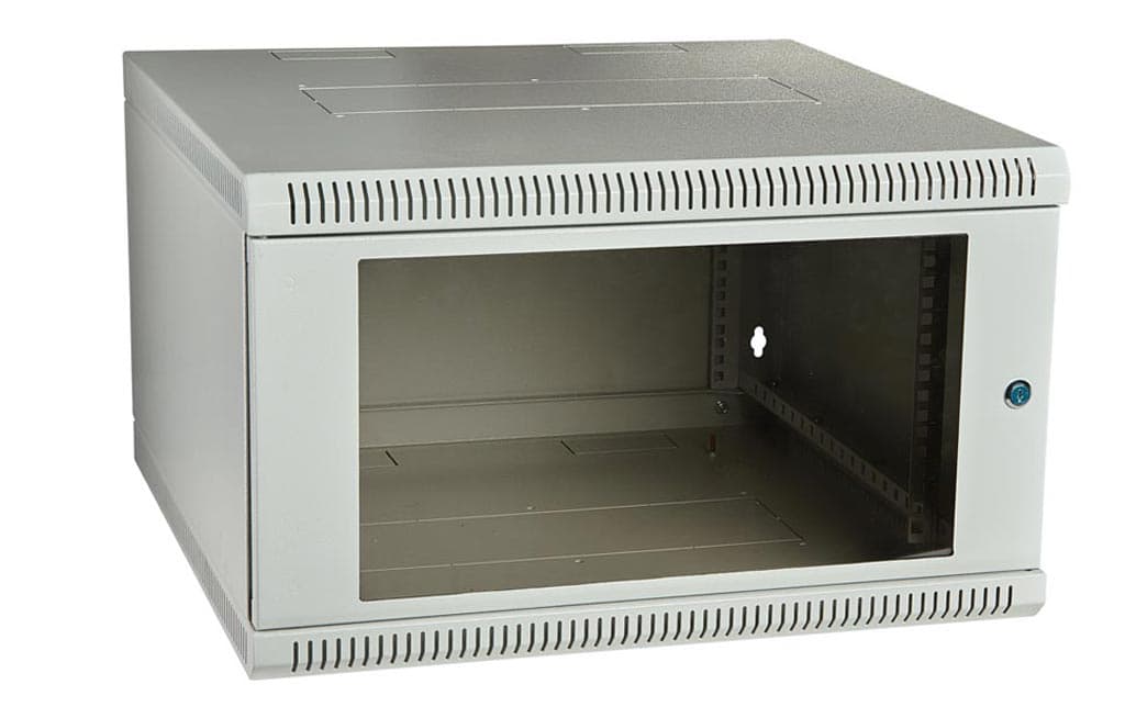 Шкаф телекоммуникационный настенный сварной 12U 600x600 ШТ-НСс-12U-600-600-С дверь стекло