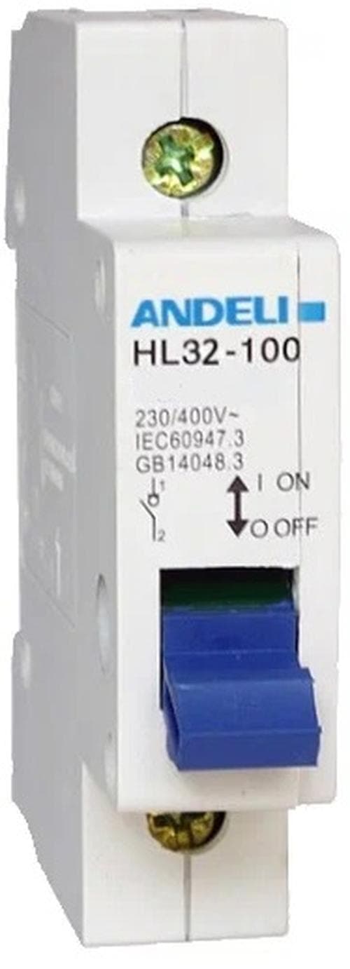 Выключатель нагрузки HL32-100 1P 16A