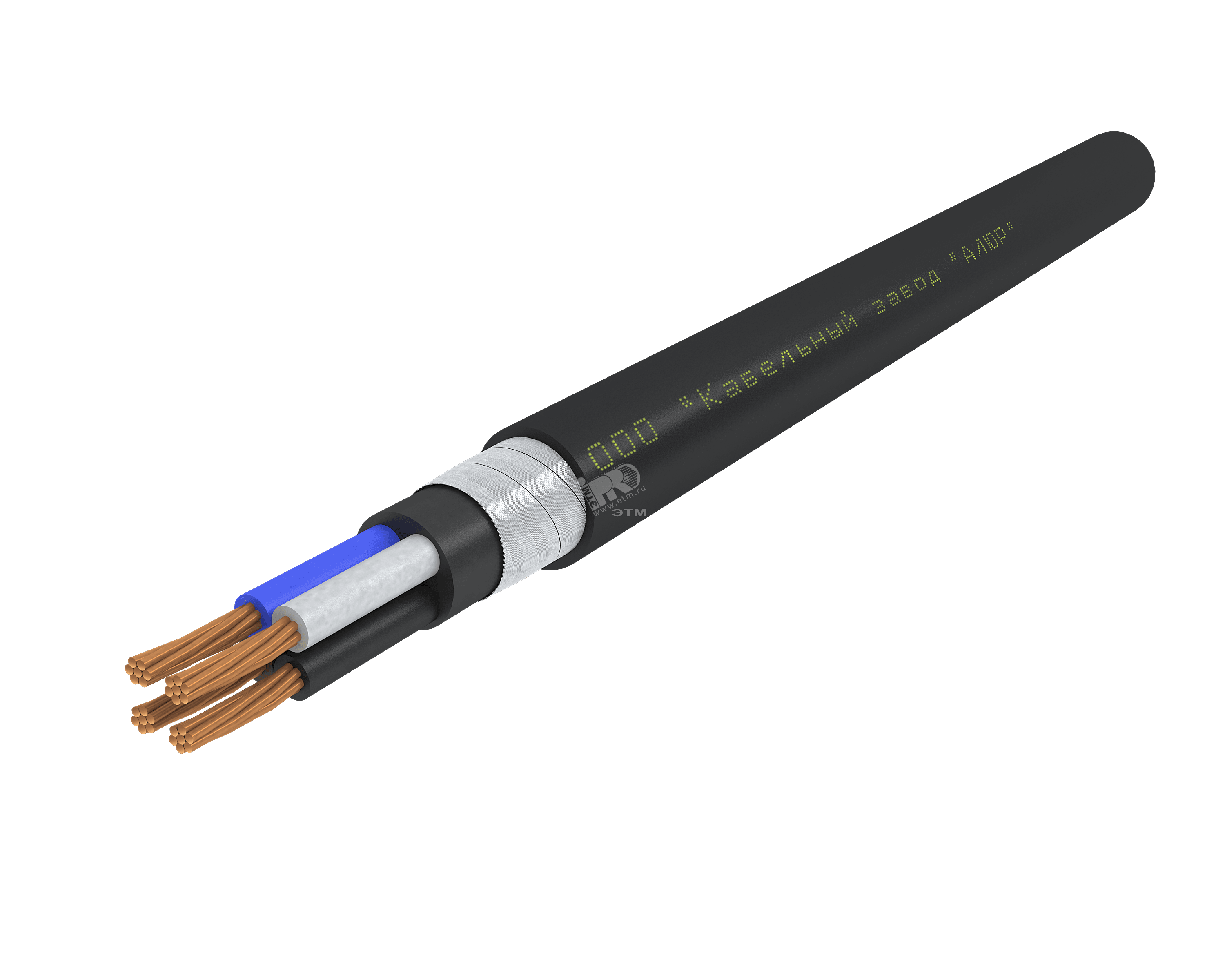 Кабель силовой ПБПнг(А)-HF 4х25мк (PE)-1 многопроволочный черный (барабан)