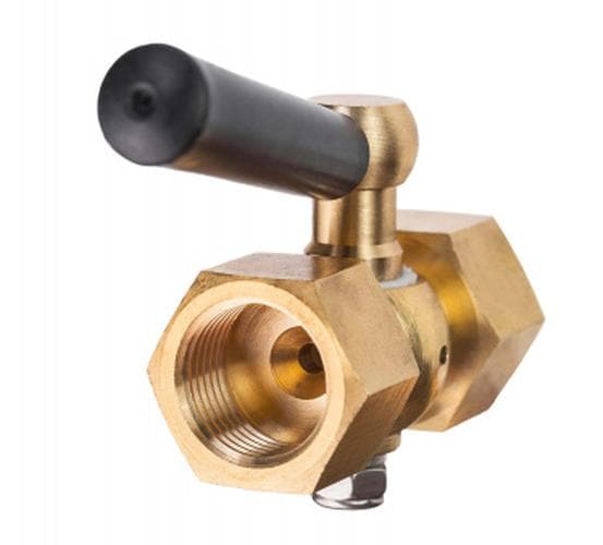 Кран трехходовой пробковый КТп-B1.1 (МС) внутр.M20*1.5 - внутр.M20*1.5