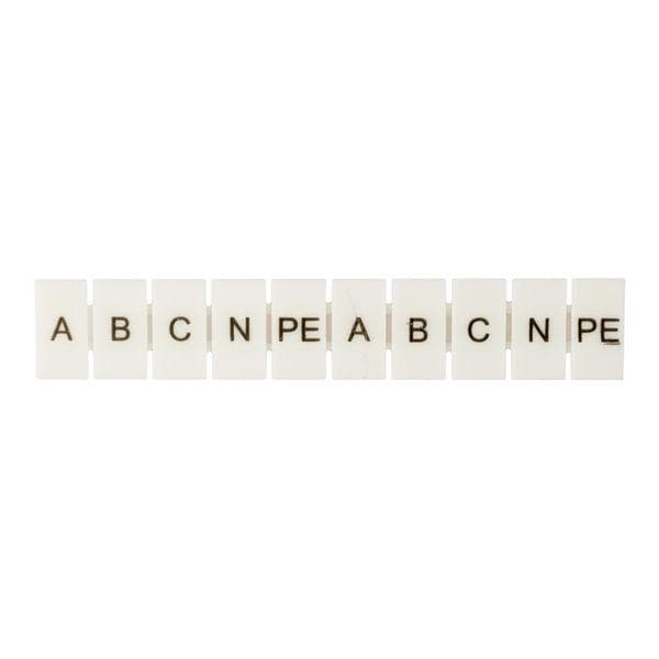 Маркеры для ST 1,5 с символами A, B, C, N, PE (100 шт.) EKF