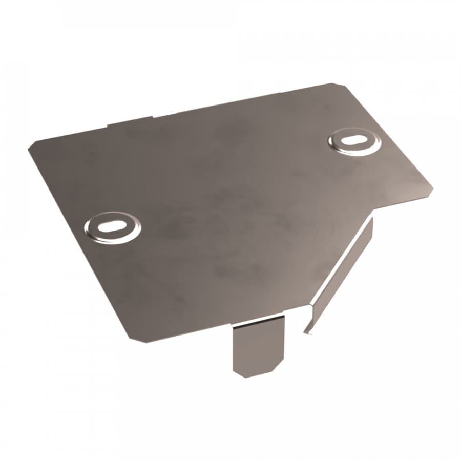 Крышка переходника левого Стандарт INOX (AISI 409) 150х100