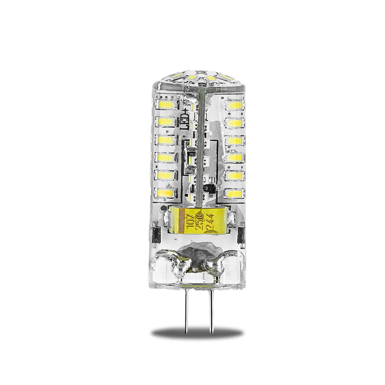 Лампа светодиодная LED 3 Вт 230 лм 2700К AC150-265В G4 капсула теплая силиконовая Black Gauss