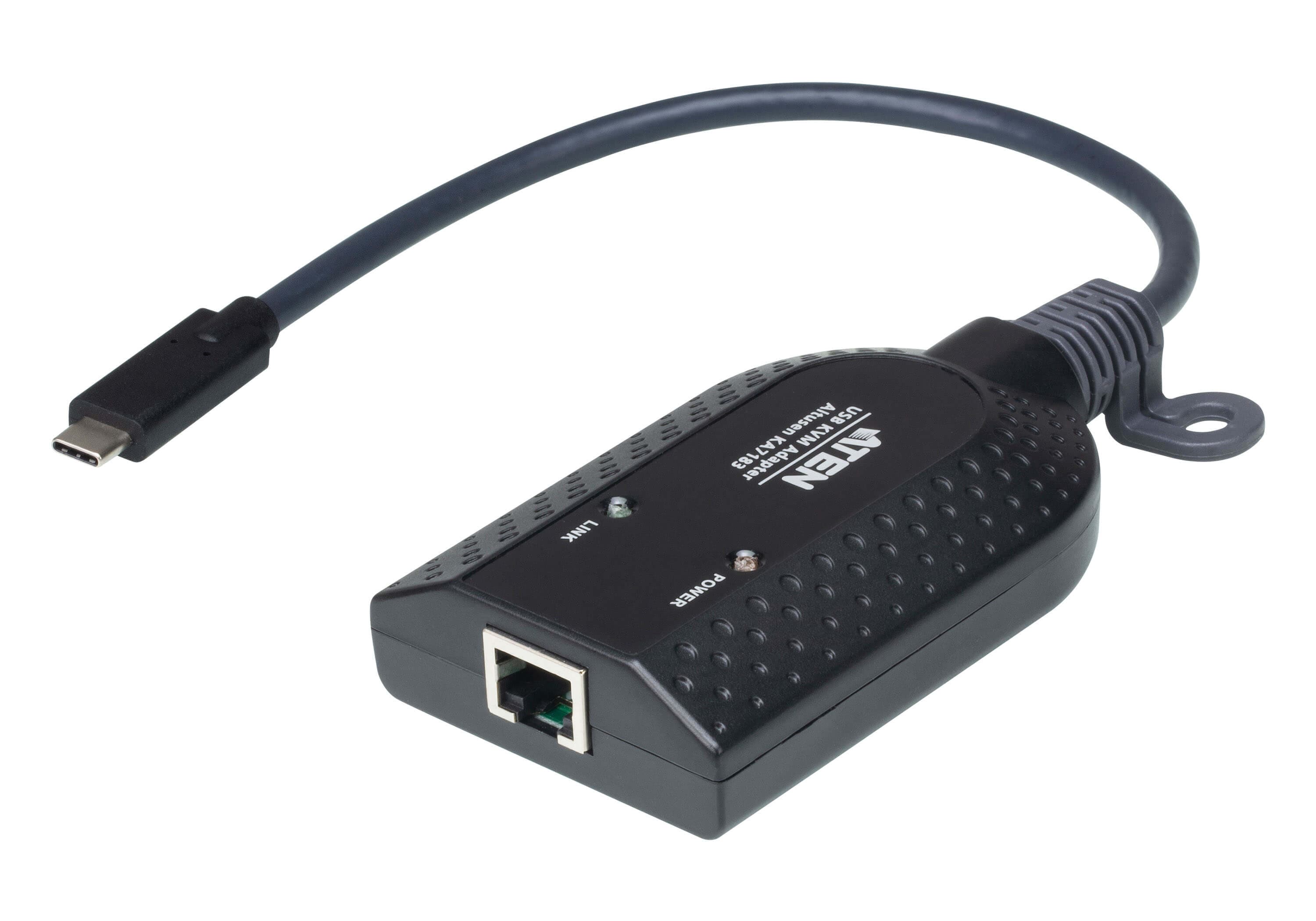 Адаптер KVM с портом USB-C и поддержкой Virtual Media