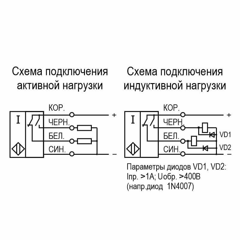 Выключатель бесконтактный ISB A8A-43P-10-L
