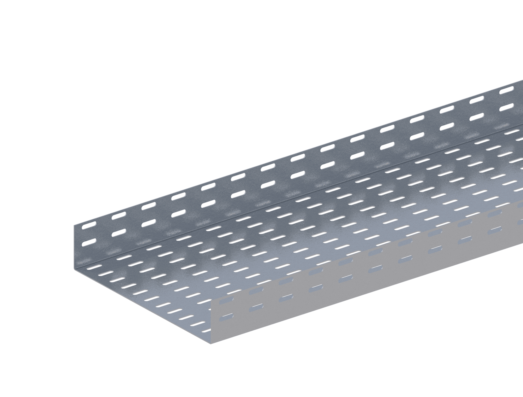 Лоток перф. 400х65х2000 0,7 мм