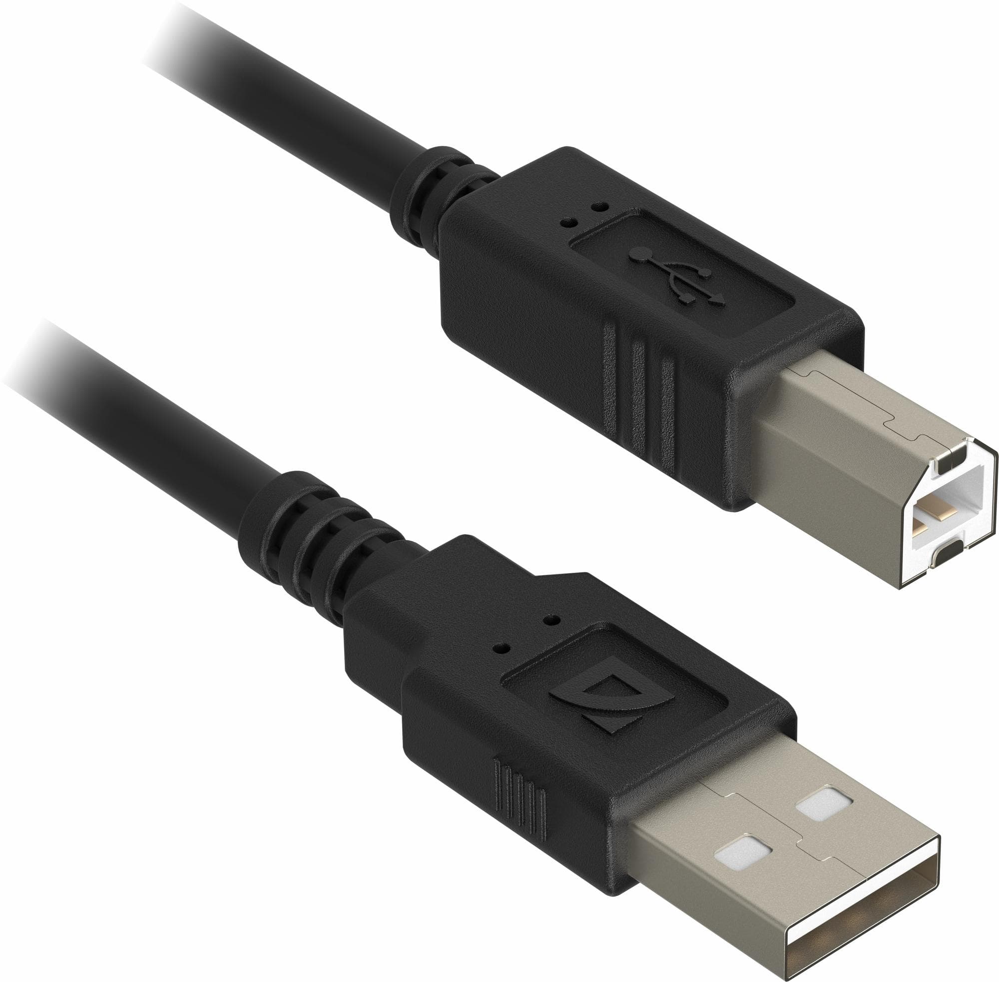 Кабель USB USB 2.0 AM-BM 30AWG, никель, 5м