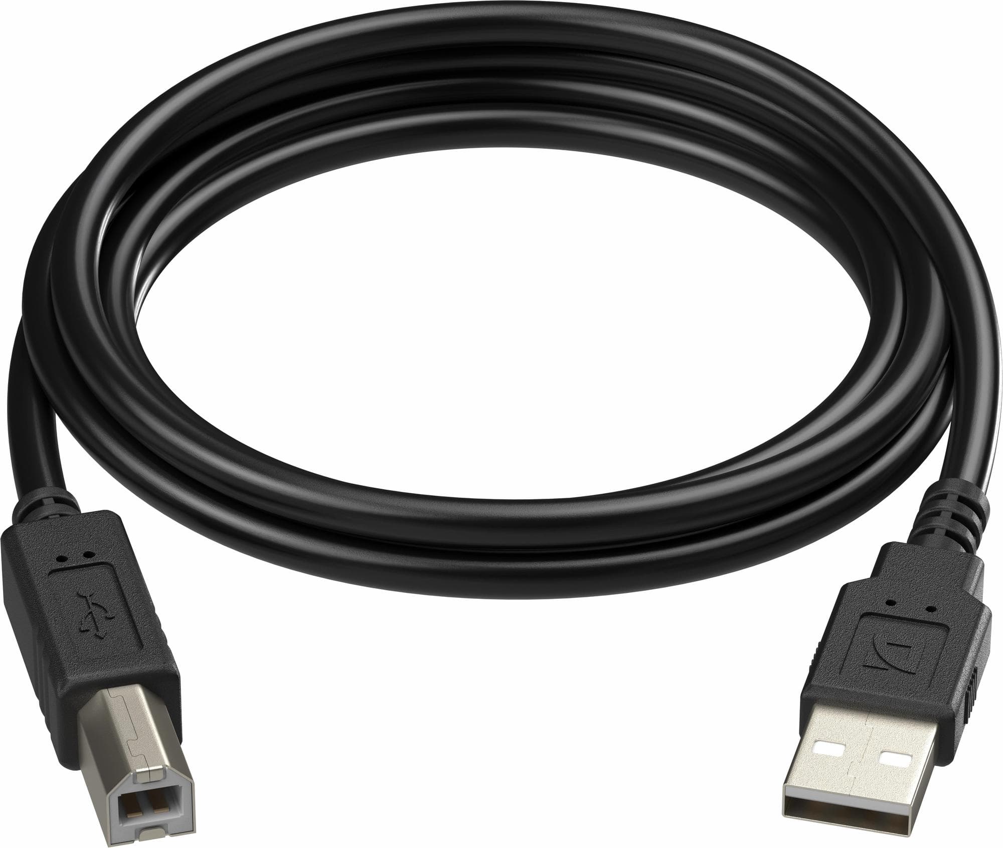 Кабель USB USB 2.0 AM-BM 30AWG, никель, 5м
