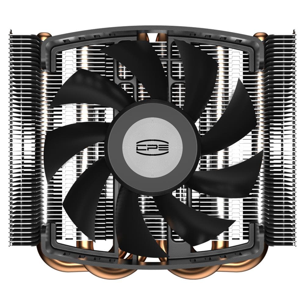 Кулер для процессора PCCooler S815I Low profile, 125 Вт, 4-pin PWM, 37 мм, алюминий/медь, 1x75 мм вентилятор, 51,42 CFM, 39 дБА, 2000–4000 об/мин, серебристый