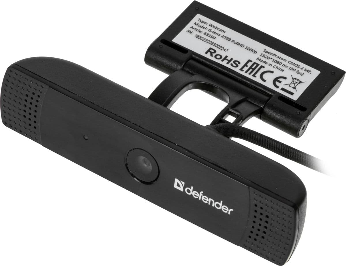 Веб-камера G-lens 2599 2МП, FullHD 1080p