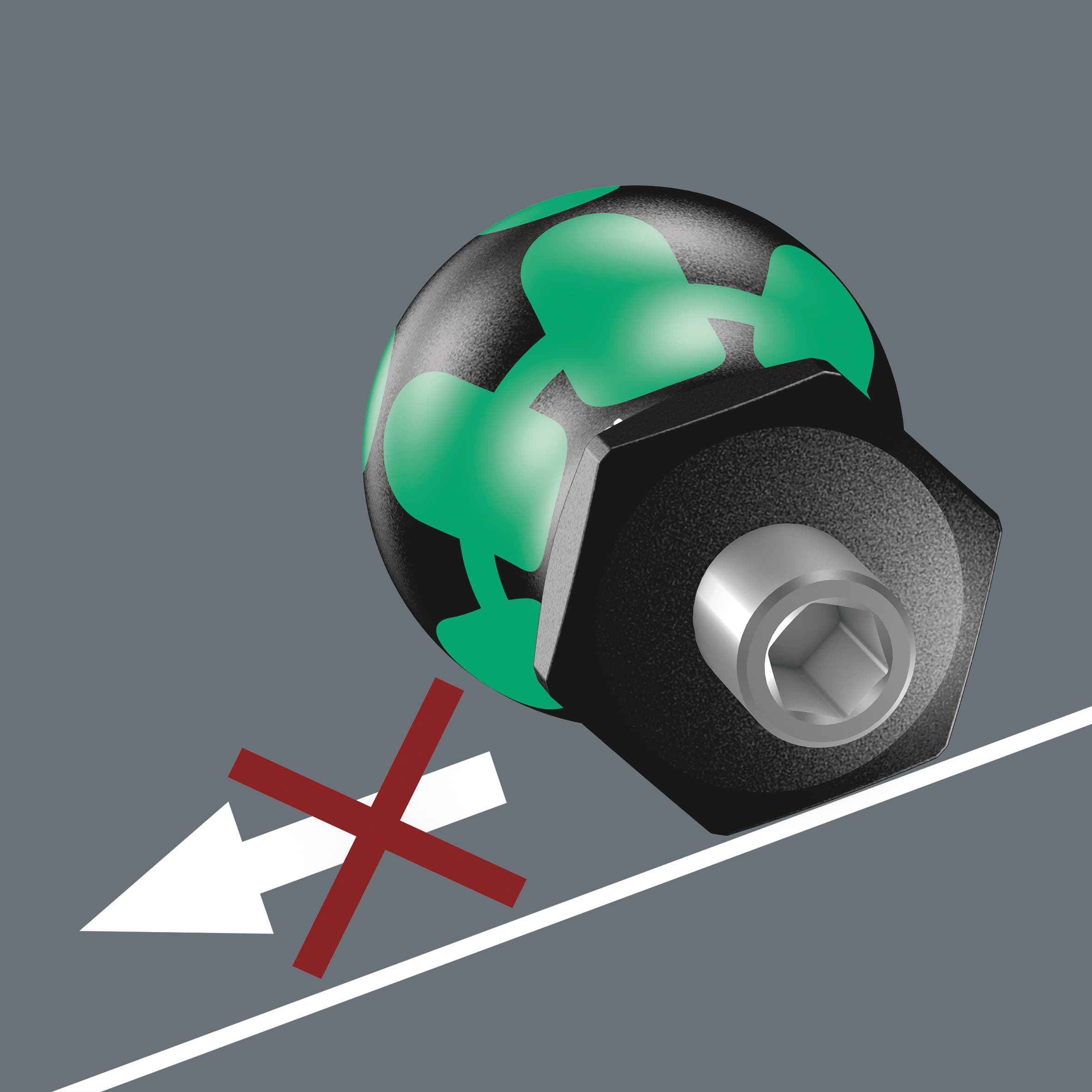 Рукоятка-битодержатель короткая 811/1 Stubby с магнитом для бит с хвостовиком 1/4 С 6.3