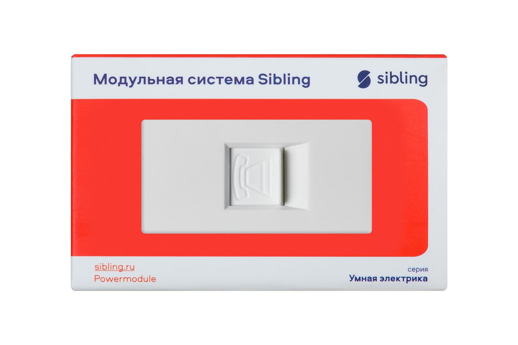 Модуль в рамку для телефона белый (1/2)