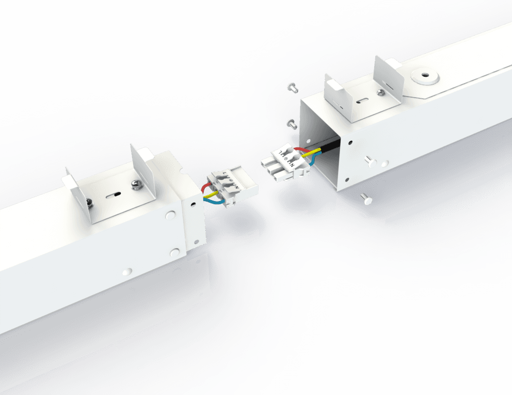 Светильник Box SE 60/7000 opal 6K White clip А Т-1500