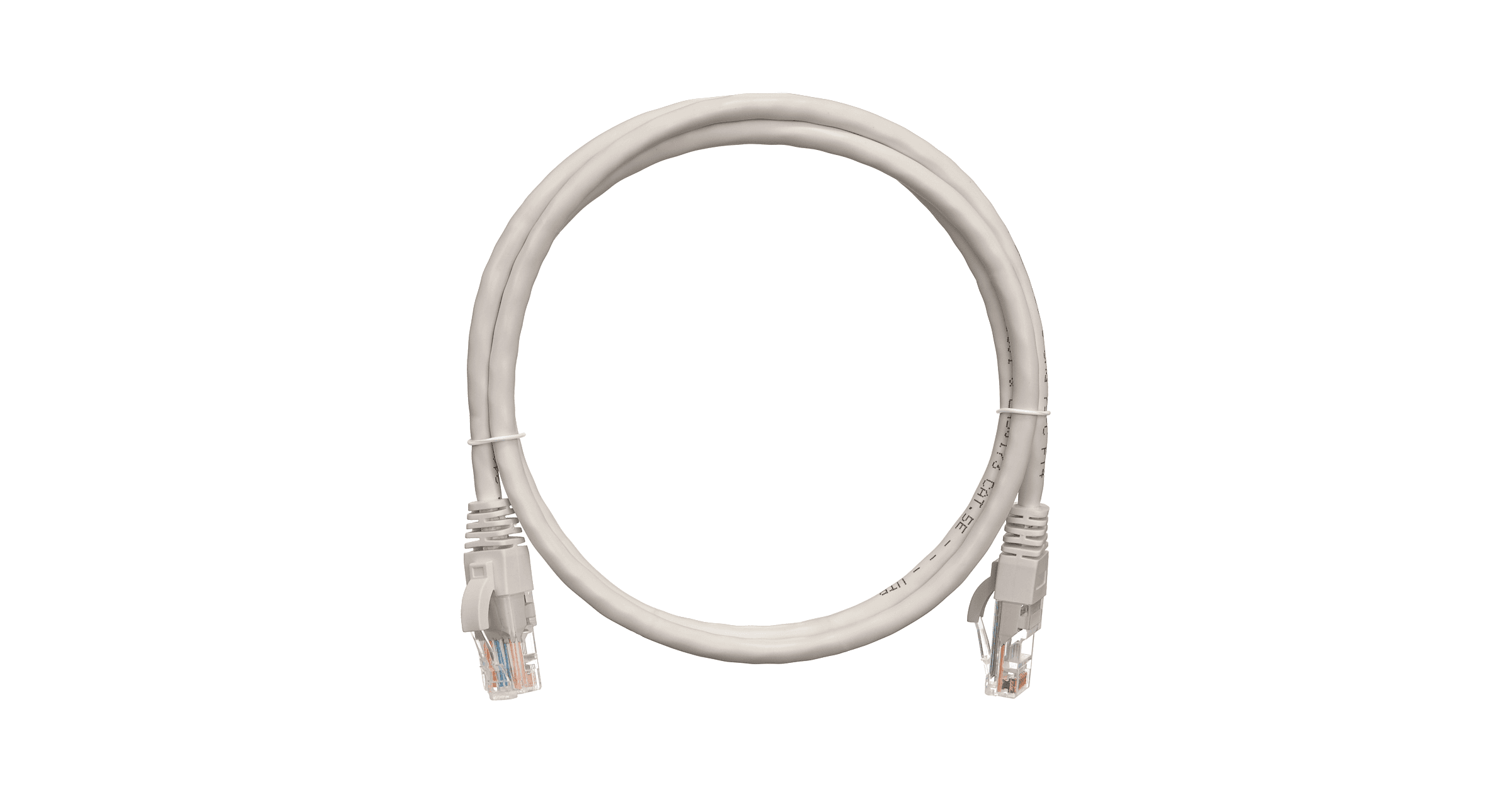 Патч-корд U/UTP 4 пары Кат. 5e 2хRJ45/8P8C T568B PVC серый 1.5м 10шт.