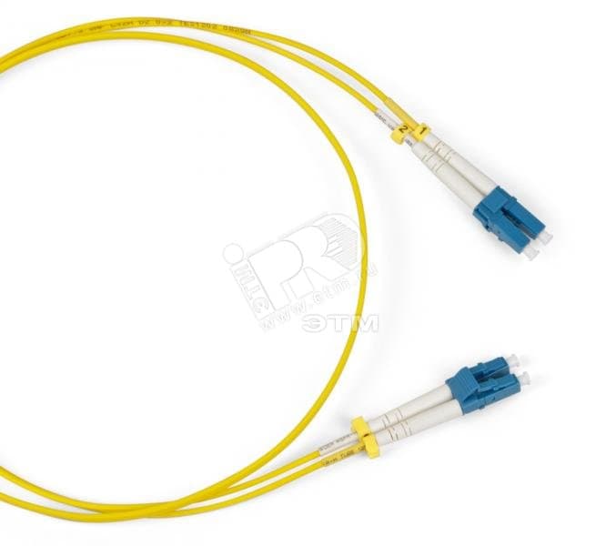 Патч-корд оптический SM 9/125 (OS2) LC/UPC-LC/UPC simplex LSZH (50м)