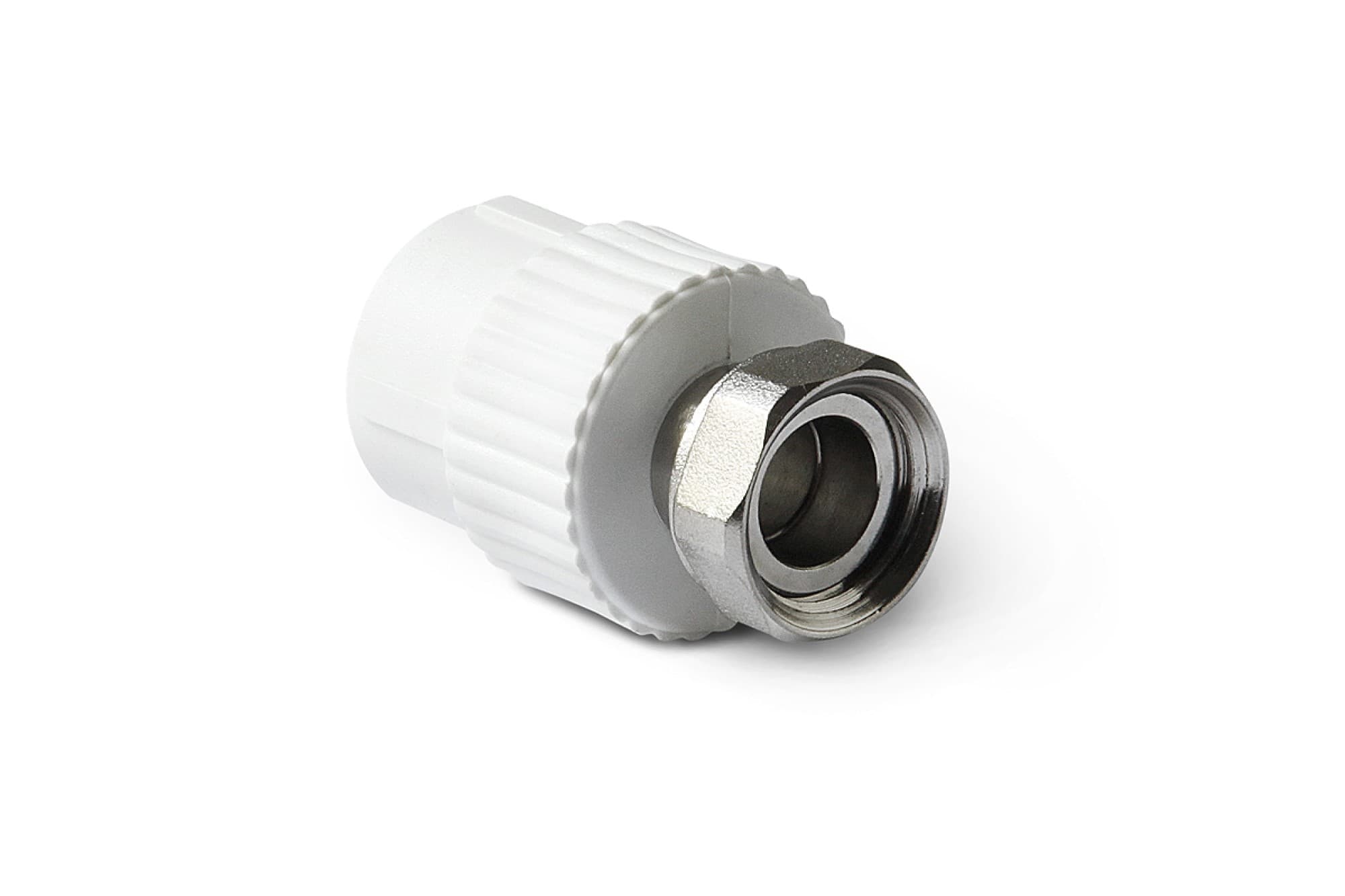 Муфта с накидной гайкой 20 х 1/2' полипропилен PPR PRO AQUA