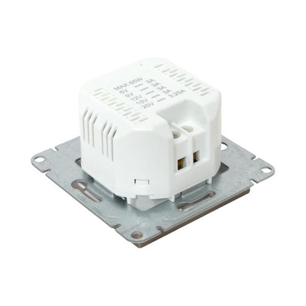 Механизм розетки USB-С  быстрая  шампань Эпика EKF