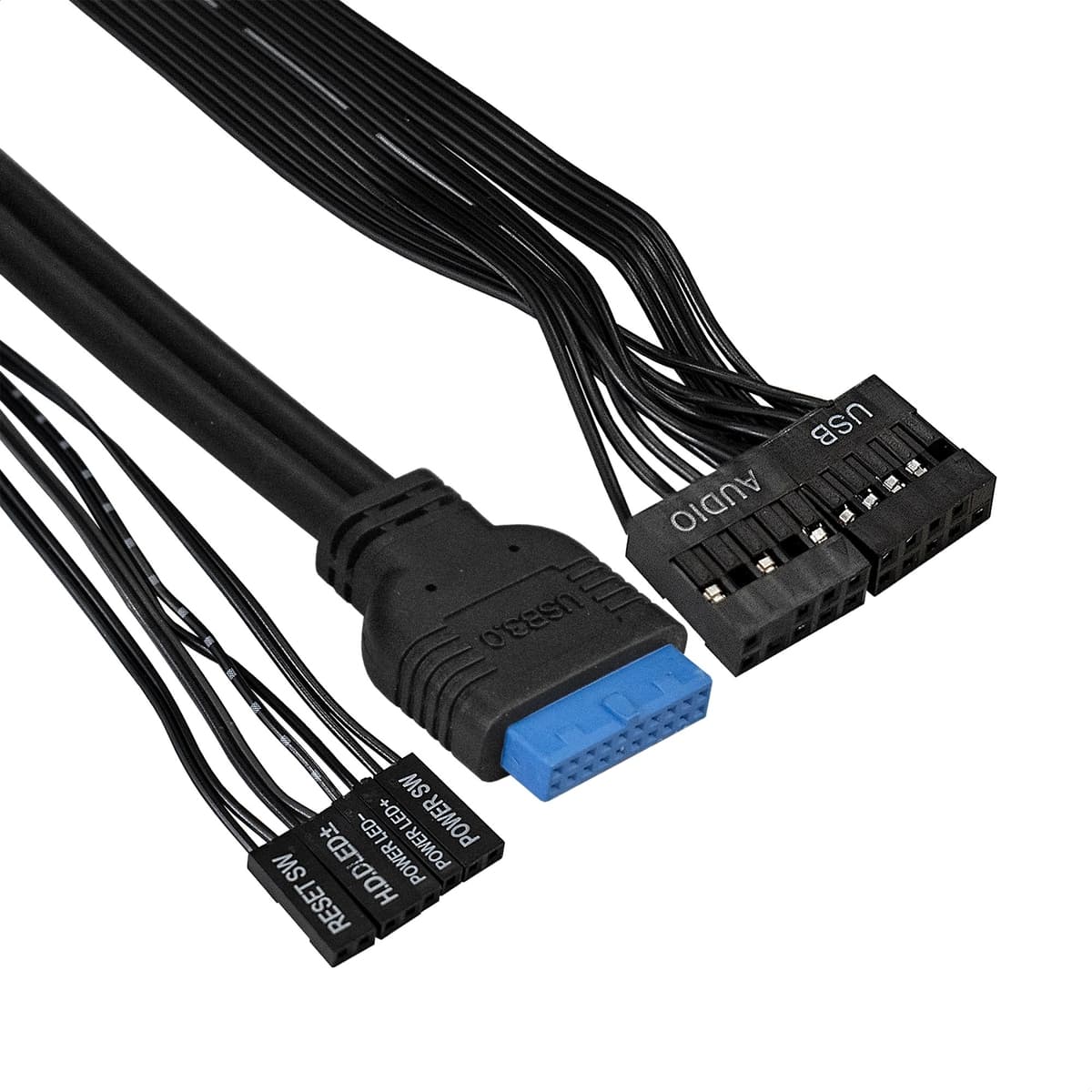 Корпус для ПК, Miditower, ATX, БП 400W, 1xUSB + 2xUSB 3.0, аудио