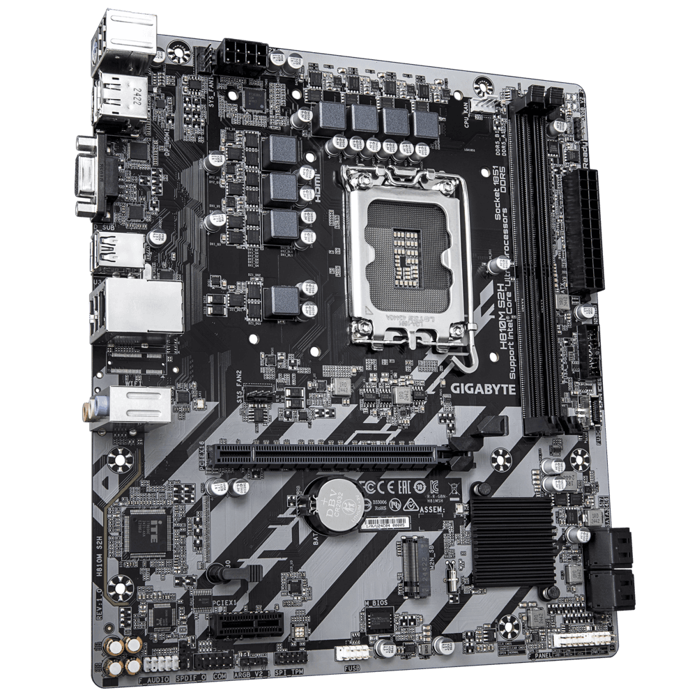 Материнская плата H810M S2H, Intel H810, Micro ATX