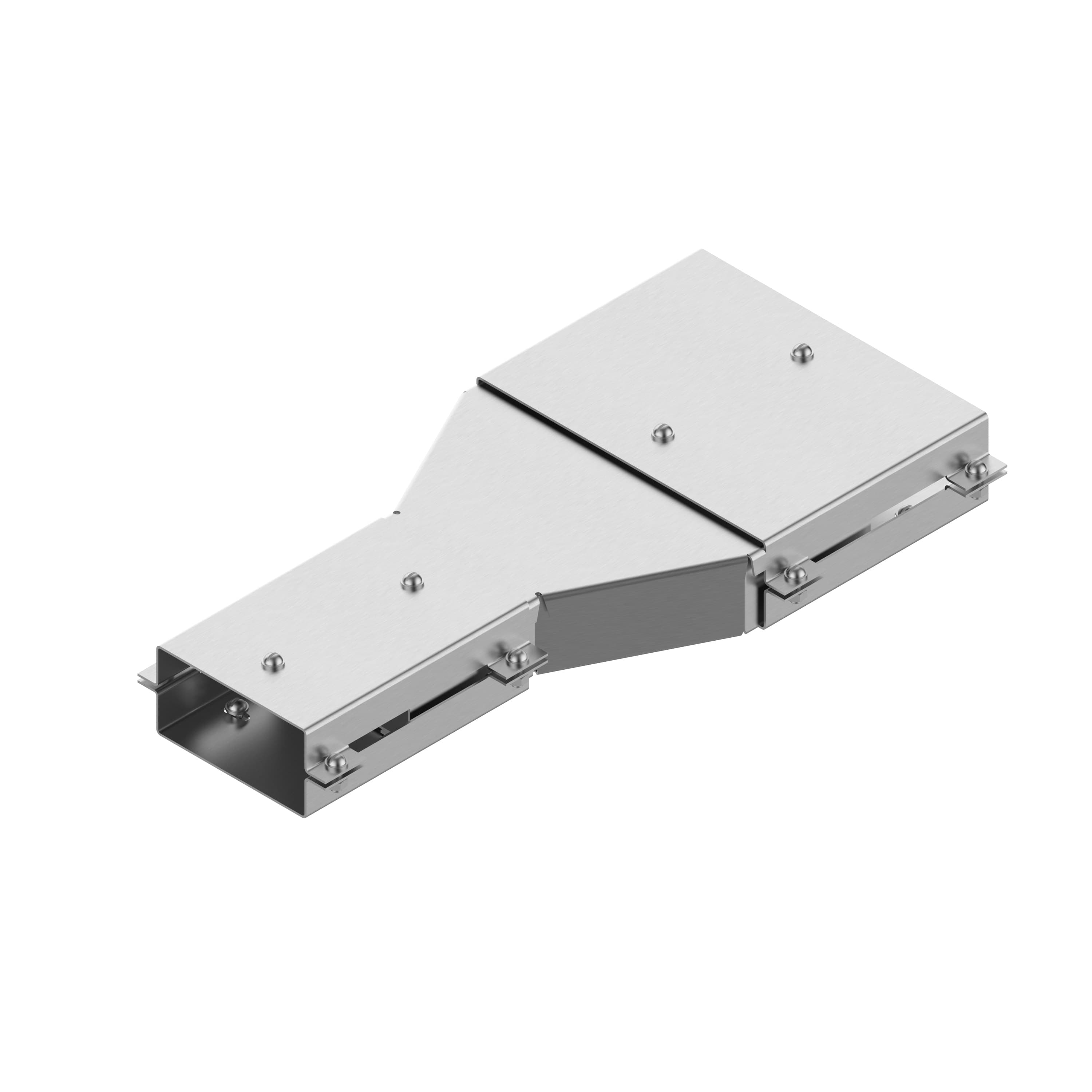 Короб переходной по ширине У1120 50-100х50 УХЛ1, оцинкованный лист, S1,5