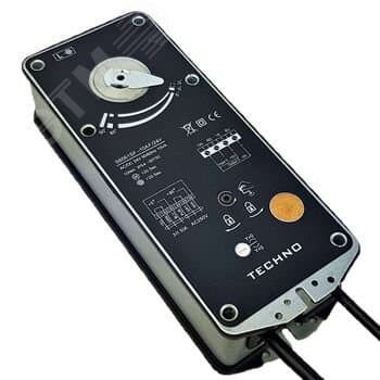 Электропривод противопожарный с пружиной 15Nm, 0-10V, 2SPDT, 24AC/DC