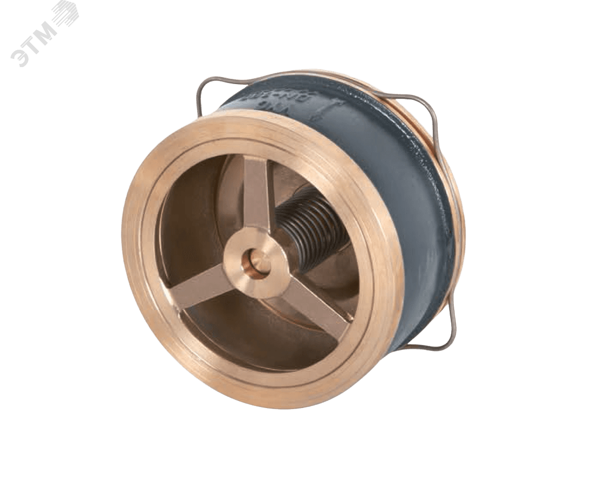Обратный клапан V YC 170-01-40 DN 40 PN 16 Tмакс. град 250 м/ф бронза/нерж