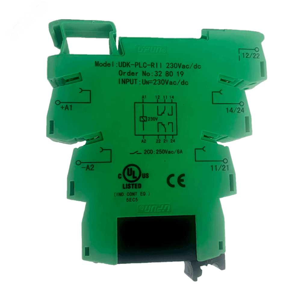 Модуль релейный UDK-PLC-RII 230Vac/dc