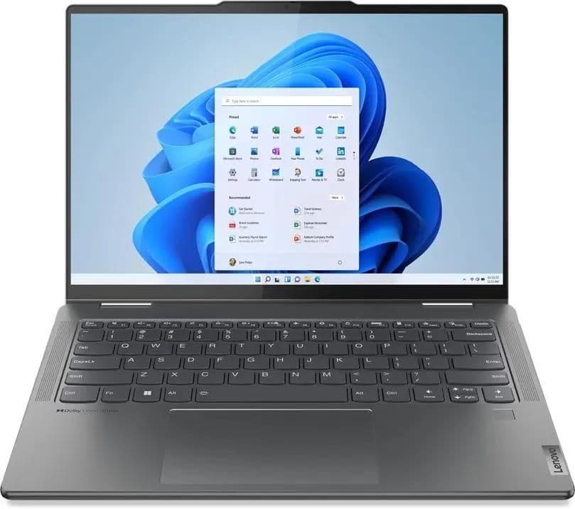 Ноутбук Yoga 7 14AHP9 14'' 1920x1200 Touch,AMD 3.3Ghz,16Gb,1Tb SSD,AMD 780M,Win11H,RU kbd