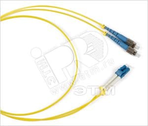 Патч-корд оптический SM 9/125 (OS2) FC/APC-LC/APC duple* LSZH 5 м