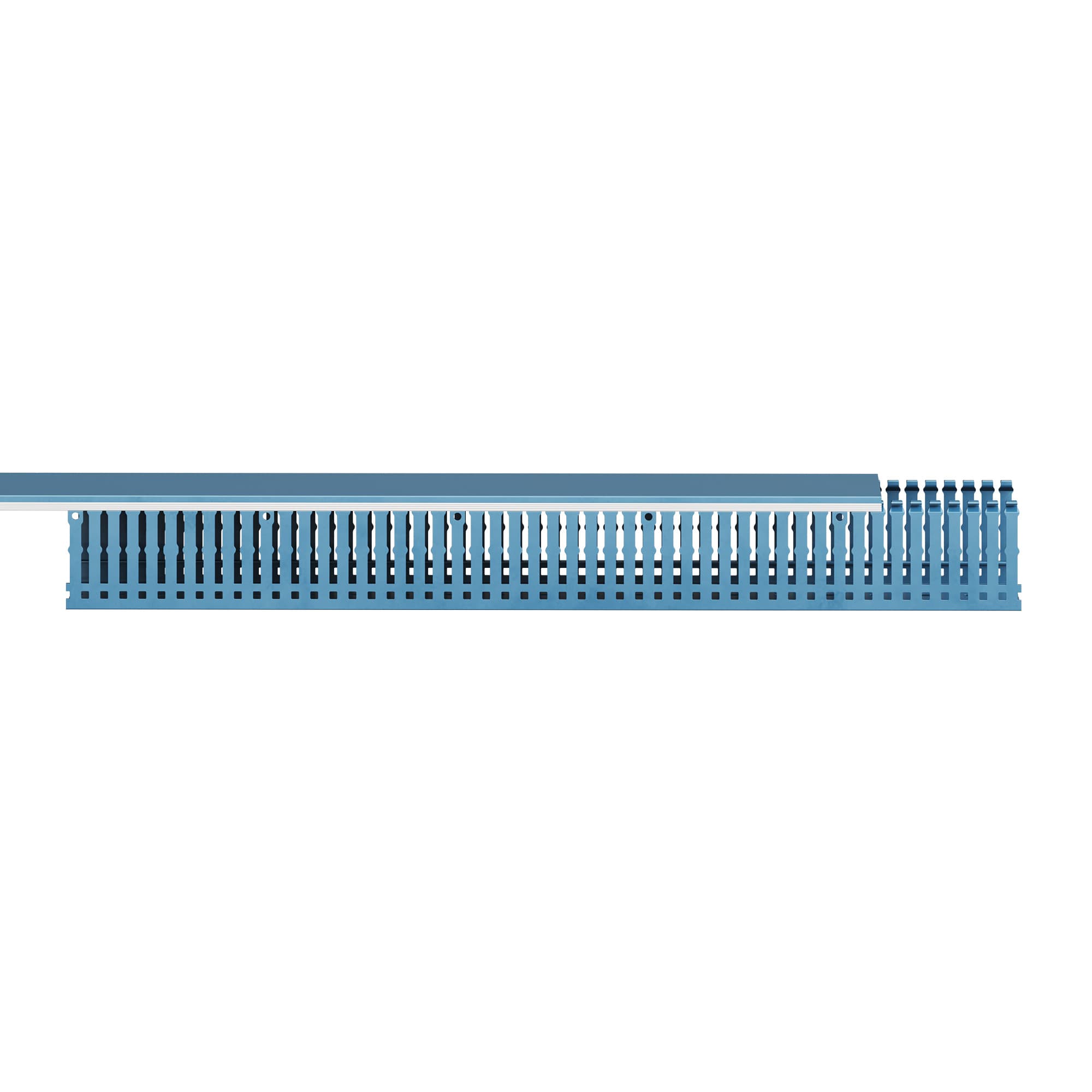 Короб перфорированный синий RL6 80x60