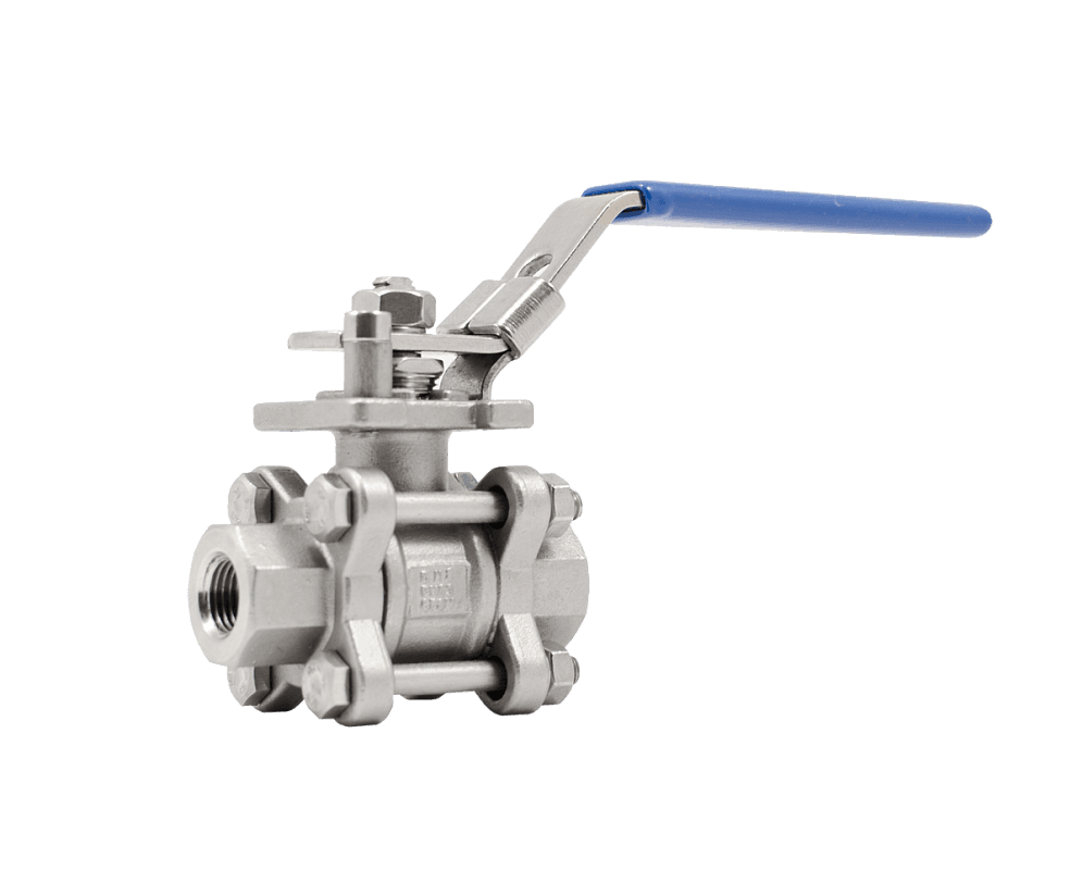 Кран шаровой нержавеющая сталь полнопроходный DN100 PN40 c ISO-фланцем под привод BV17.04.100.40.Р/Р