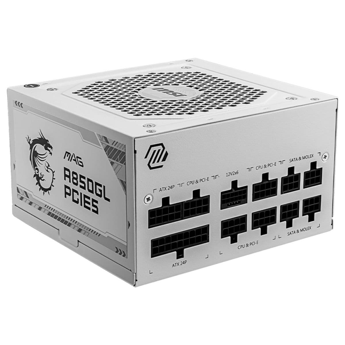 Блок питания MAG A850GL PCIE5 WHITE Gold, ATX, 850 Вт