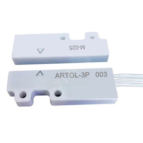Датчик положения магнитогерконовый ARTOL-3Р 003   датчик + магнит М-025 АТФЕ.425119.072 ТУ белый