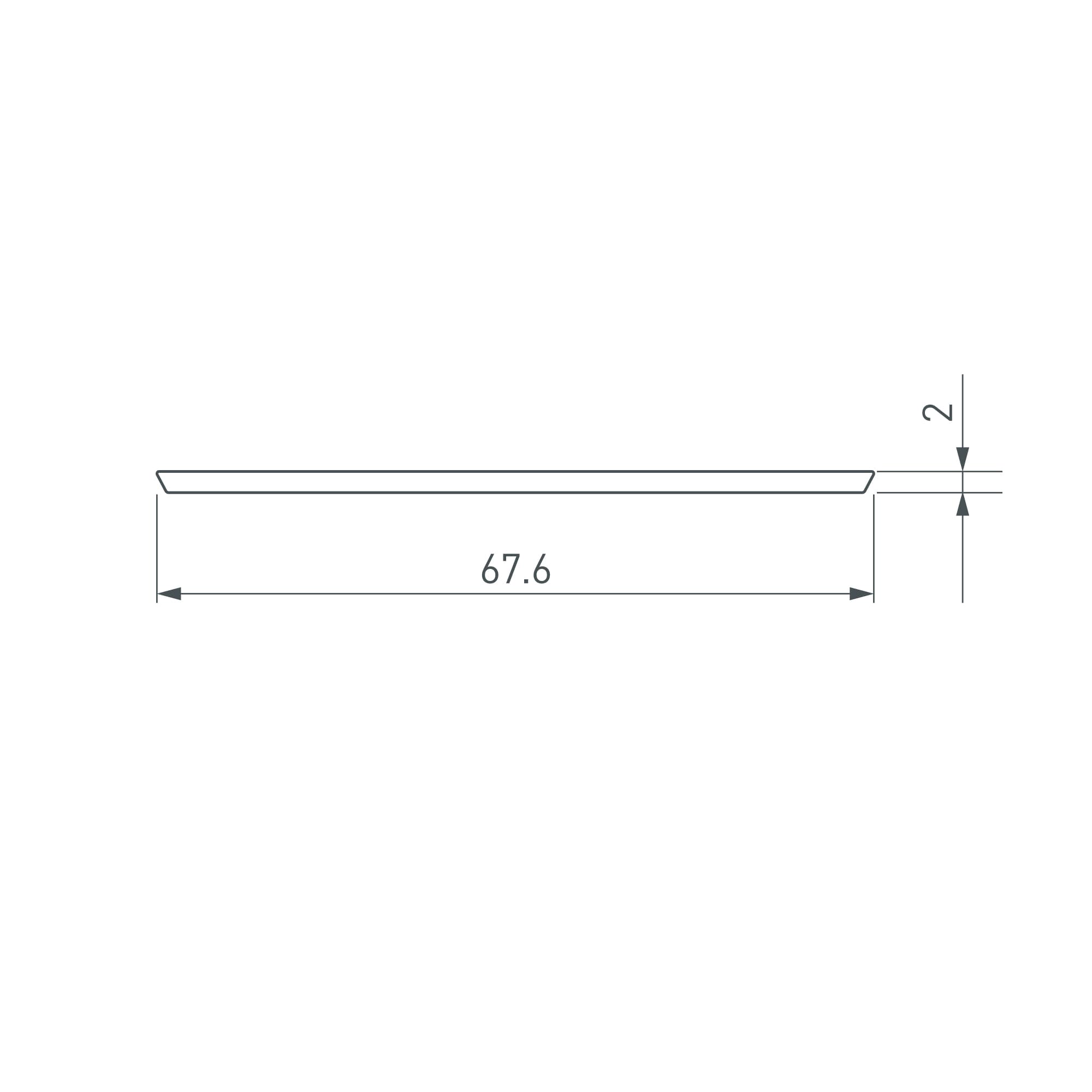 Панель SMART-P98-DIM-G-IN White 230V, 1.5A, 0/1-10V, Rotary, 2.4G ARL, стекло