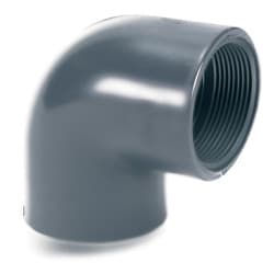 Угол 90 градусов 3/4' ВР PVC-U PN16 COMER (Италия) с внутренней резьбой