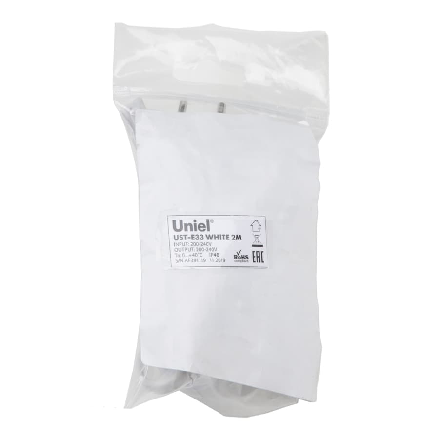 Таймер UST-E33 WHITE 2M для фитосветильников ULI-P10, ULI-P11, ULI-P18, ULI-P20, ULI-P21