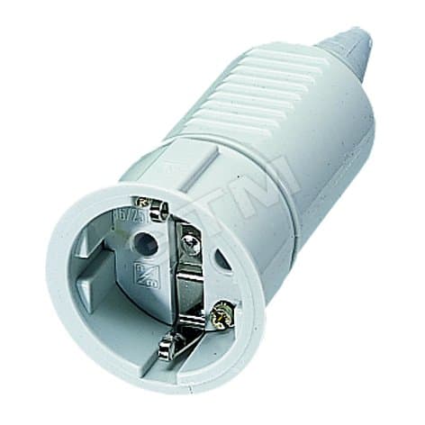 Розетка кабельная 16А 2Р IP20 переносная