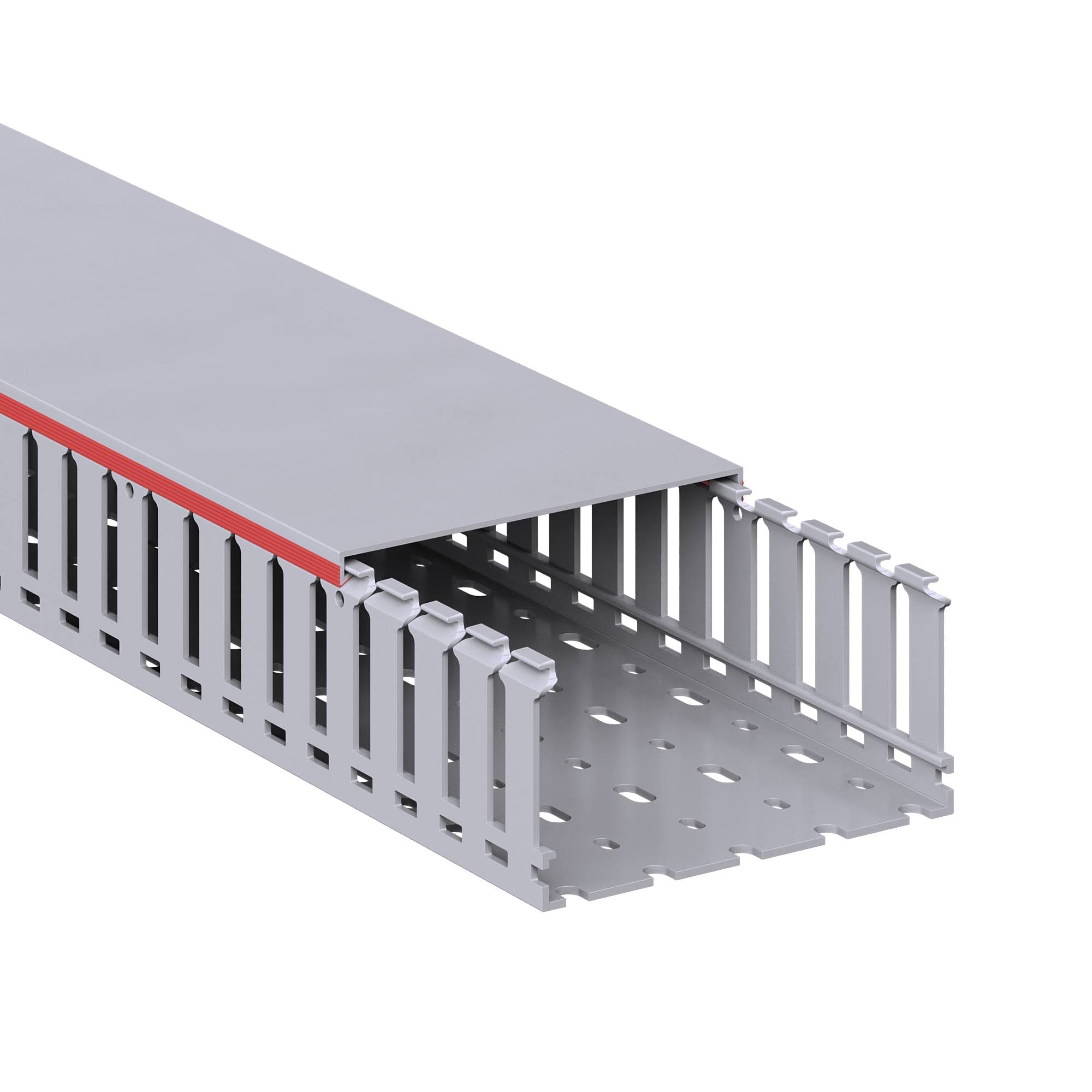 Короб перфорированный RL12 120x60 серый QUADRO