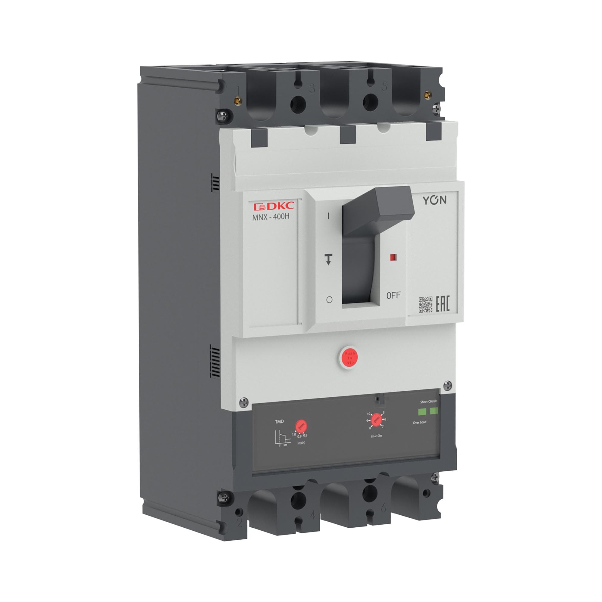 Выключатель автоматический YON pro MNX400M 3Р 400 А 100кА при AC415V расцепитель TMD
