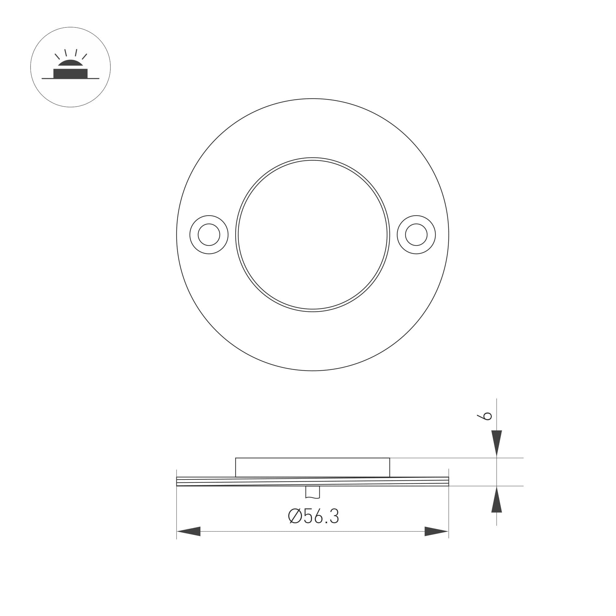 Экран ARH-WIDE-(B)-H20-2000 RRC Clear-PM (ARL, Пластик)