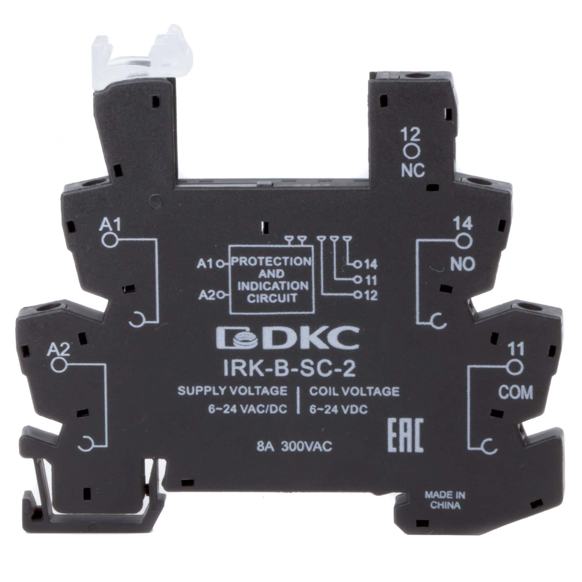 Колодка ультратонкая для реле RIS, входное напряжение 48V AC/DC, винт. клеммы