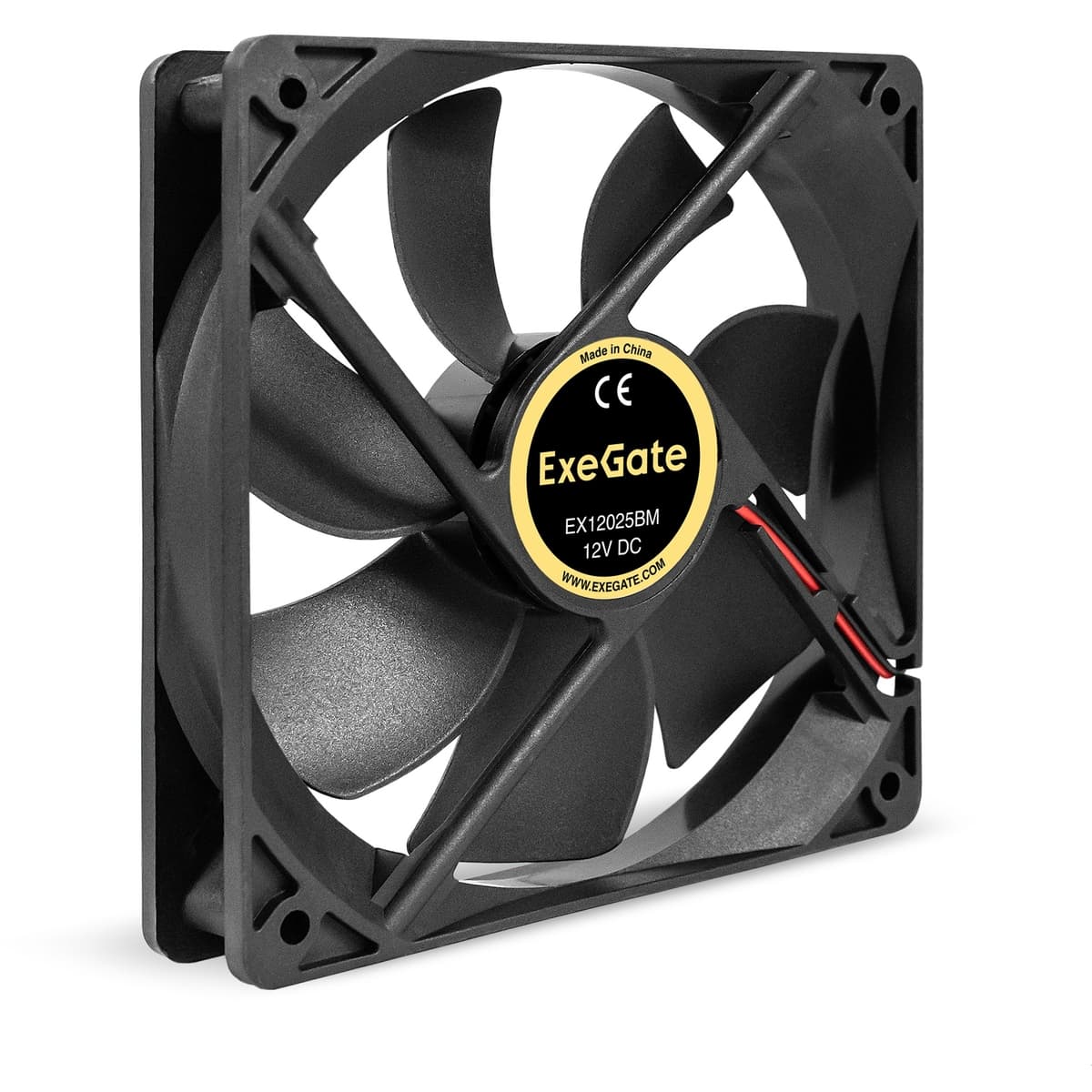 Вентилятор для корпуса 12В DC, 120x120x25 мм, Molex, 1550RPM, 25dBA, двойной шарикоподшипник